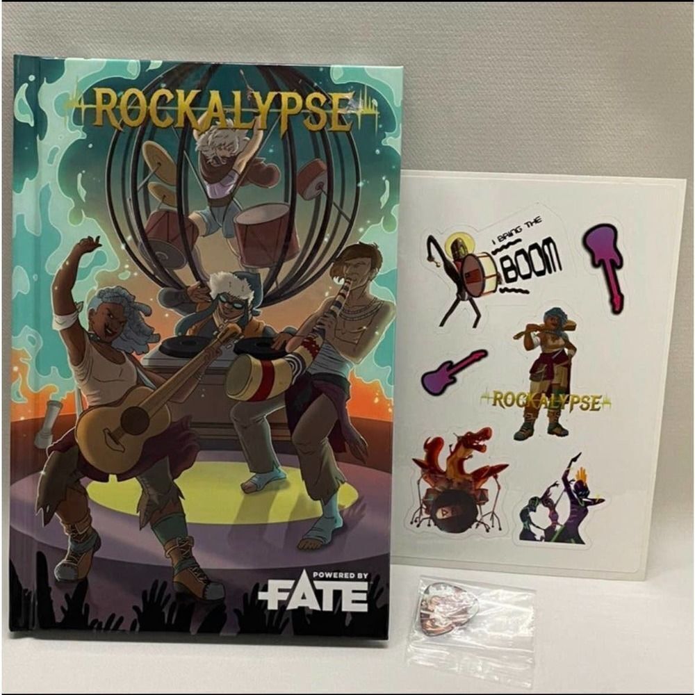 Rockalypse - Fate Core and Fate Accelerated Author SIGNED Autographed Hard Cover